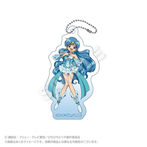 『ぴちぴちピッチ』アクリルキーホルダー ピュアVer. 波音